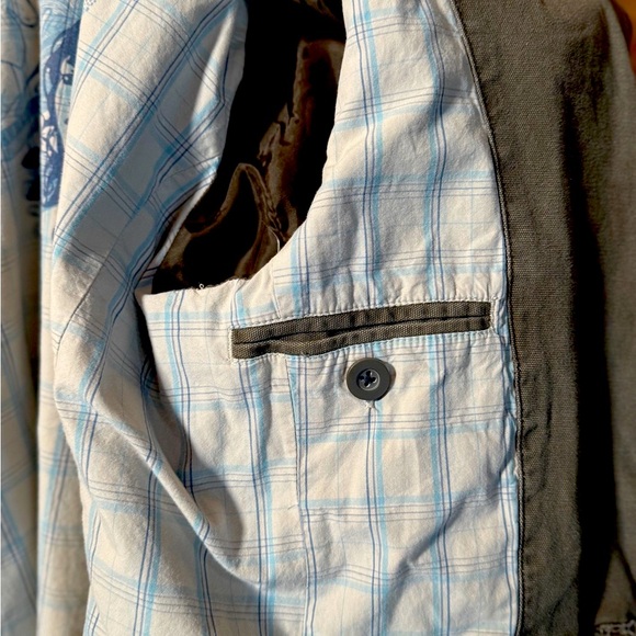 Aeropostale Men’s Small Distressed Denim Blazer - Picture 6 of 7